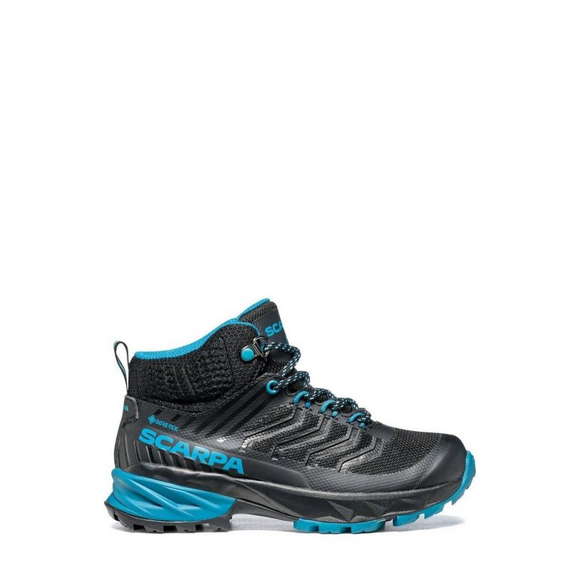 Scarpa Kid s Rush Mid GORE TEX Walking Boots Black Tiso