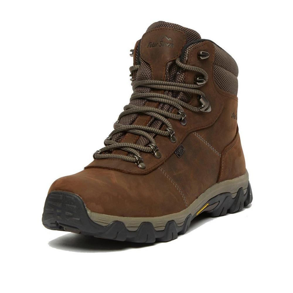 Peter Storm Men's Caldbeck Waterproof Walking Boots - Brown