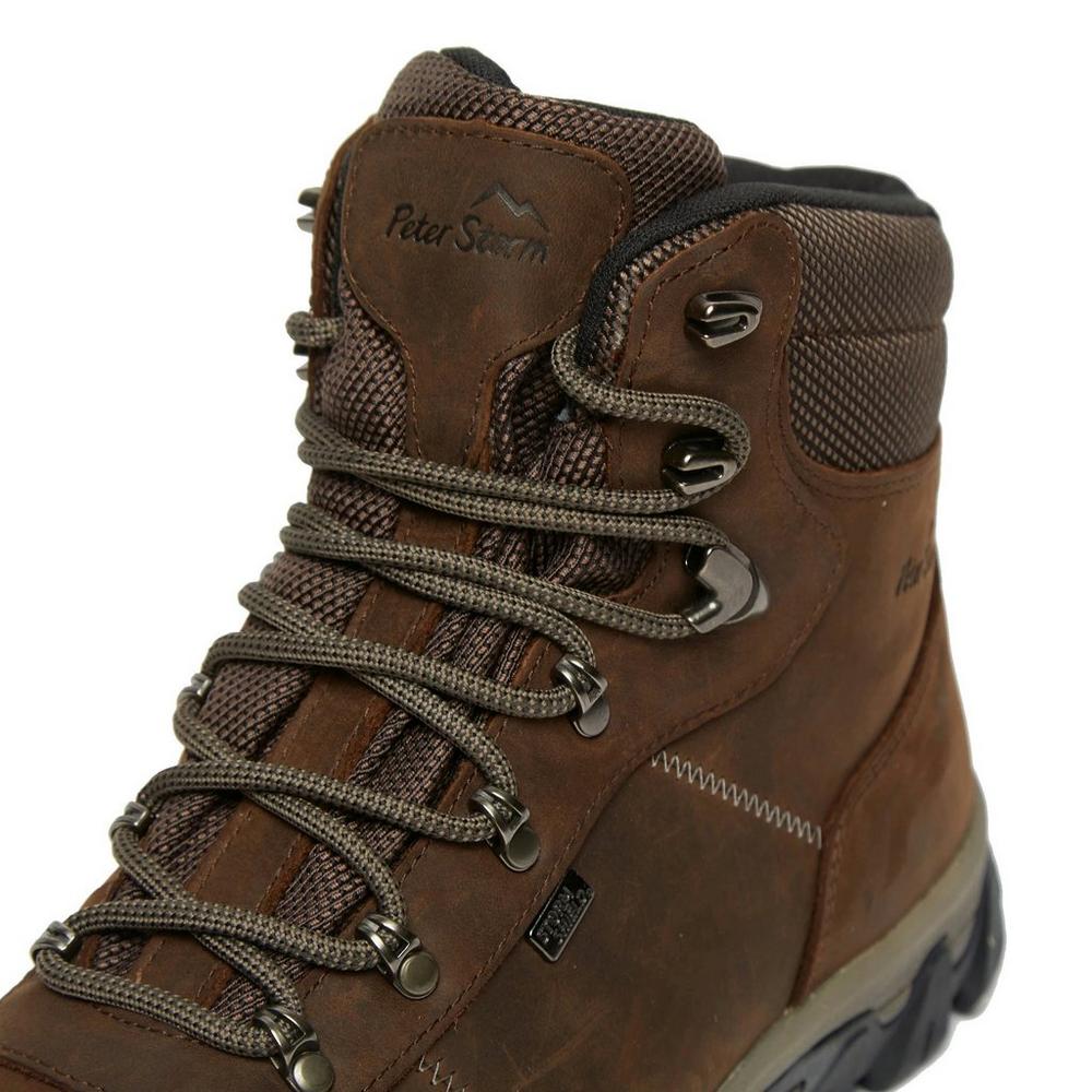 Peter Storm Men's Caldbeck Waterproof Walking Boots - Brown
