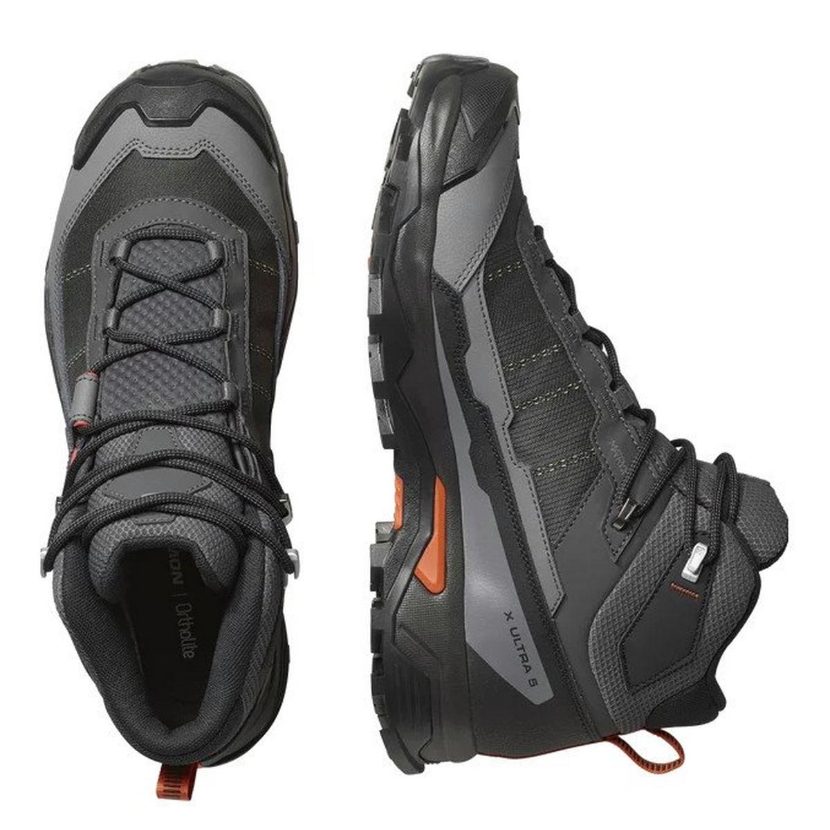 Salomon Men's X Ultra 5 Mid GORE-TEX Hiking Boots - Black