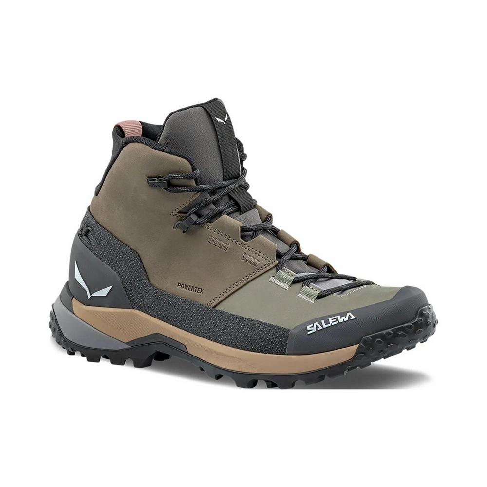 Salewa Women's Puez Leather Mid PTX Hiking Boots - Brown