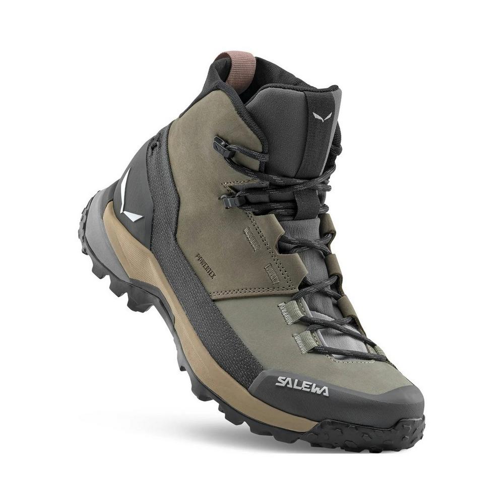 Salewa Women's Puez Leather Mid PTX Hiking Boots - Brown