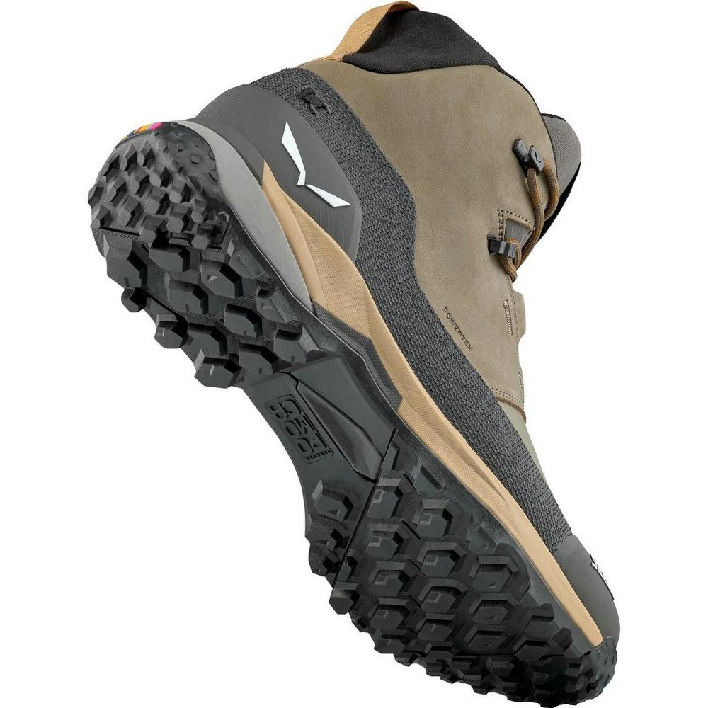 Salewa Men's Puez Leather Mid PTX Hiking Boots - Brown