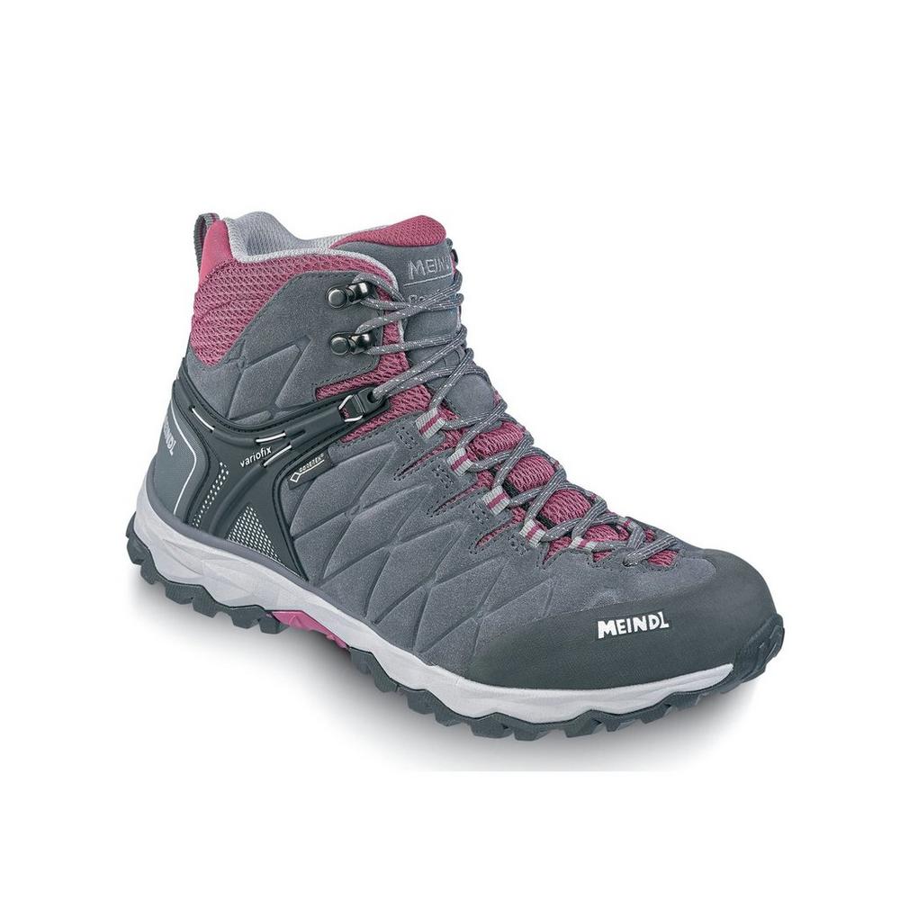 Meindl Women's Mondello Mid GORE TEX Walking Boots - Grey