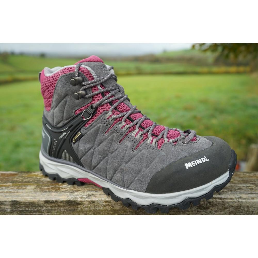 Meindl Women's Mondello Mid GORE TEX Walking Boots - Grey