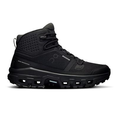 On Women's Cloudrock Mid Waterproof Hiking Boots - Black