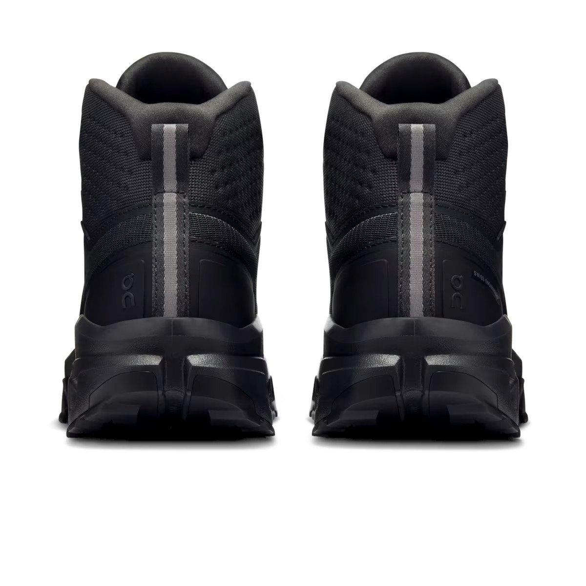 On Women's Cloudrock Mid Waterproof Hiking Boots - Black