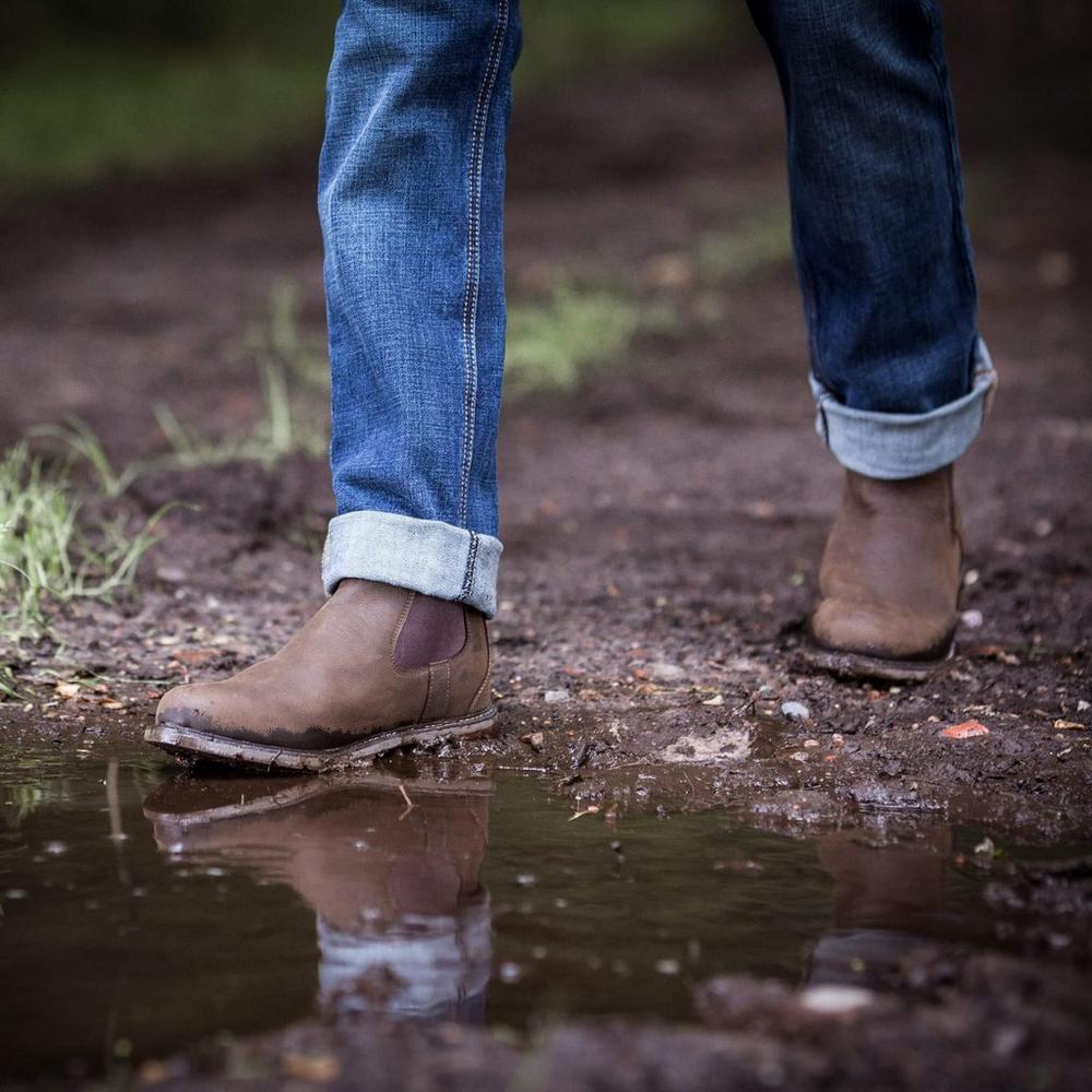 Ariat Men's Wexford H2O Chelsea Boots - Brown | George Fisher UK