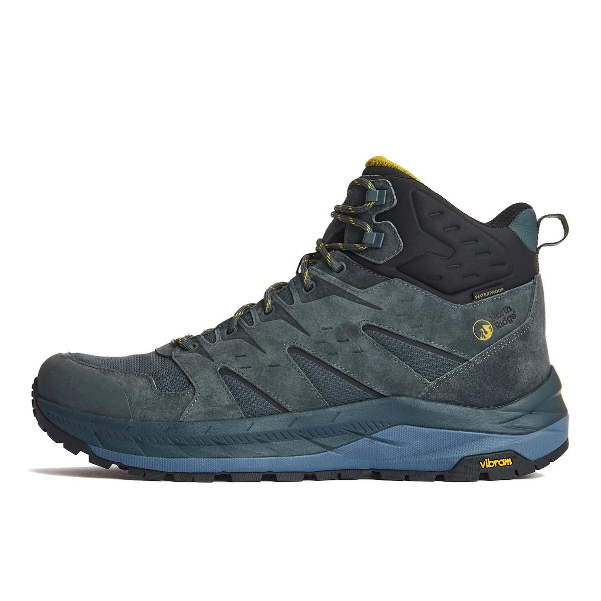 North Ridge Men's Swift Waterproof Mid Hiking Boots - Blue