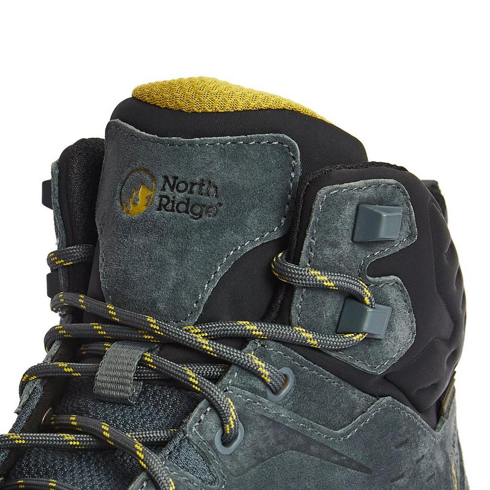 North Ridge Men's Swift Waterproof Mid Hiking Boots - Blue