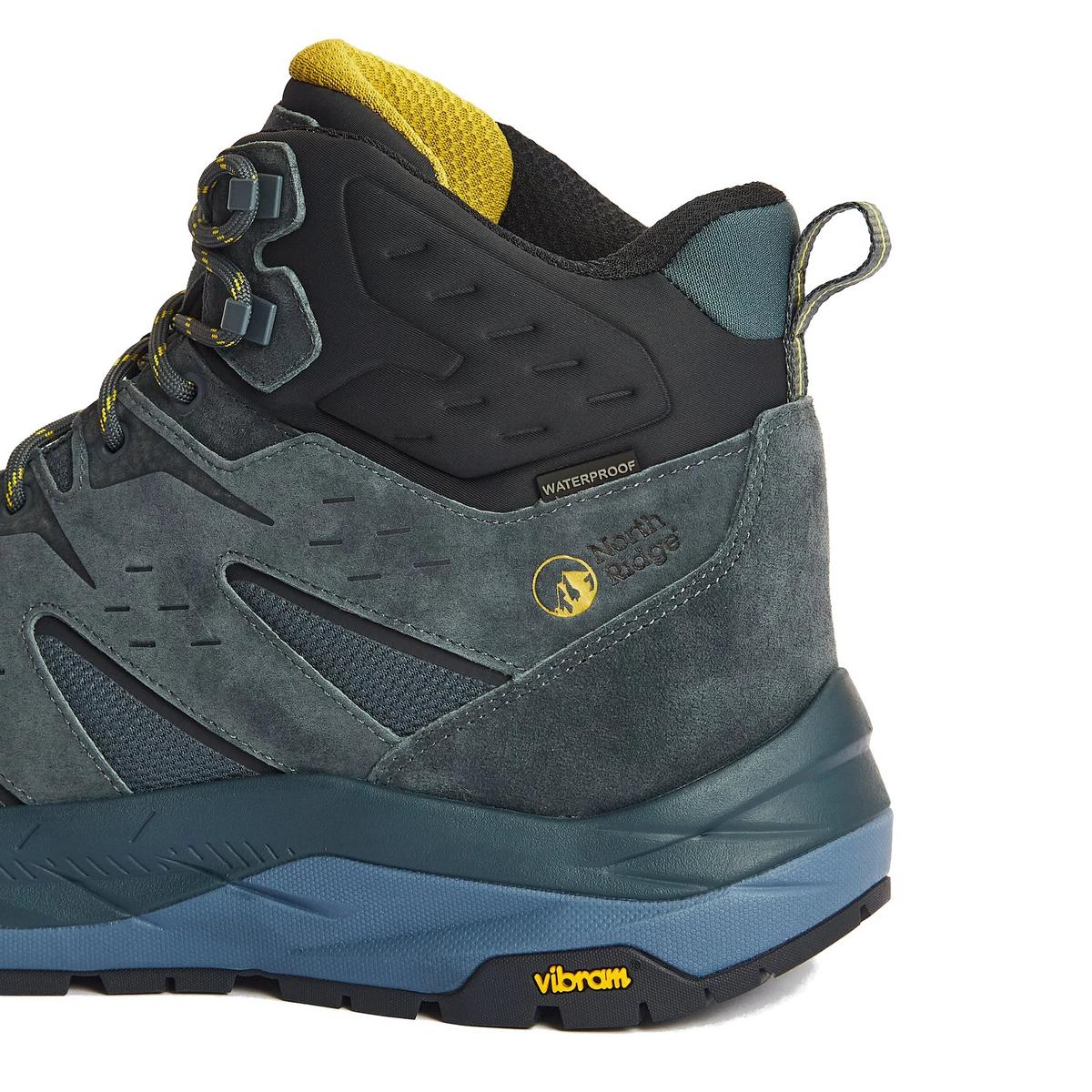 North Ridge Men's Swift Waterproof Mid Hiking Boots - Blue