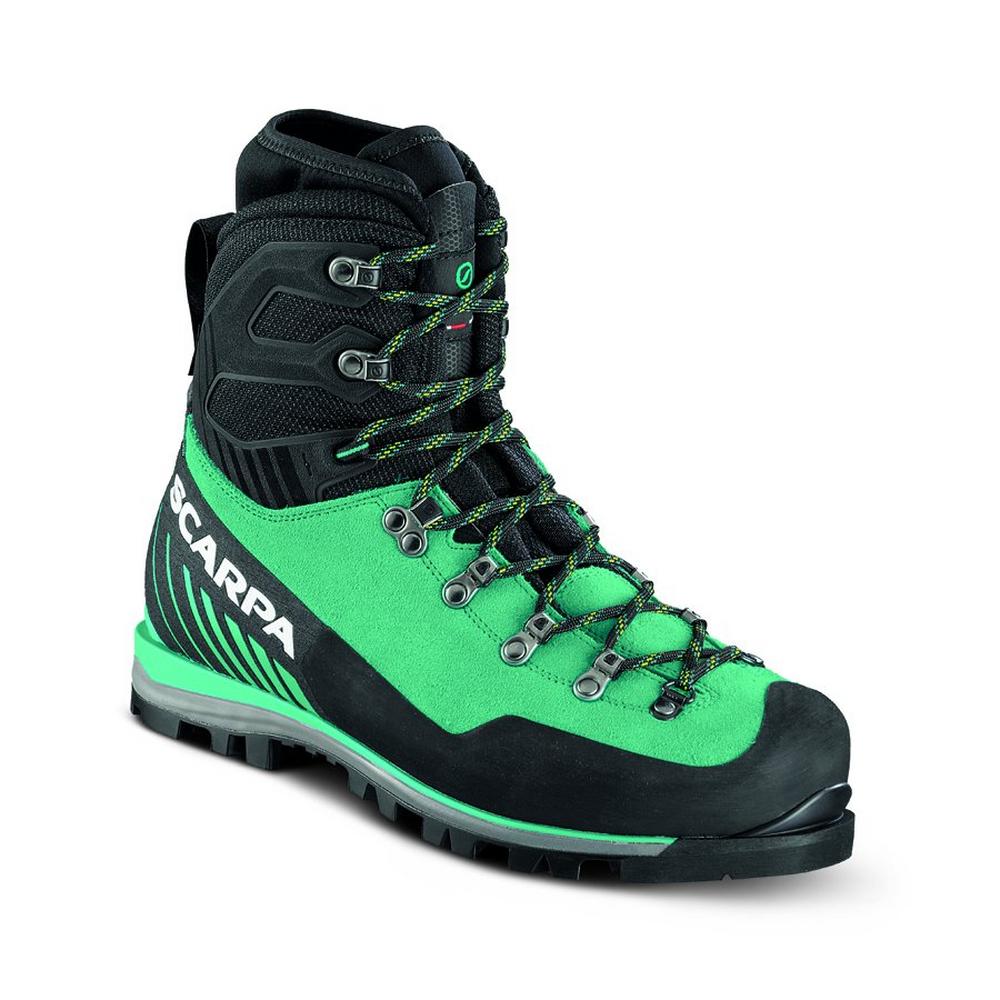 Scarpa Women s Mont Blanc Pro GORE TEX Mountaineering Boot Green Blue