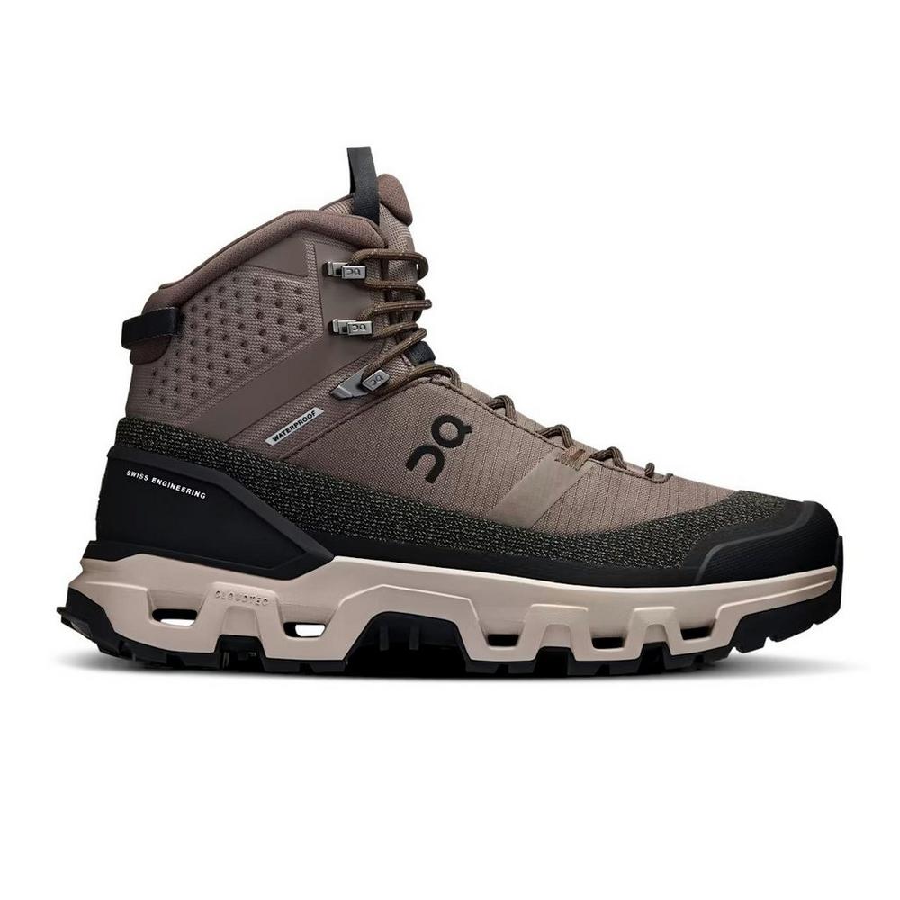 On Men's Cloudrock Trek Waterproof Hiking Boots - Brown