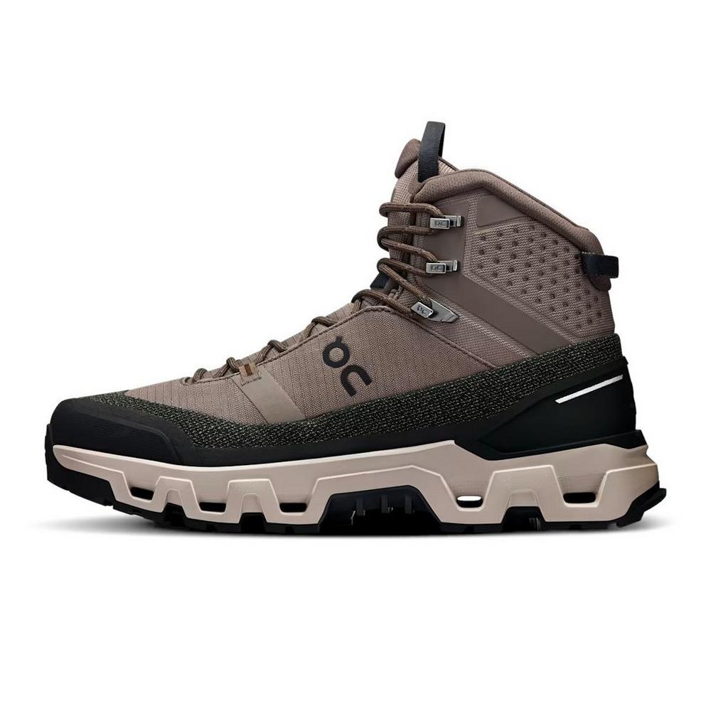 On Men's Cloudrock Trek Waterproof Hiking Boots - Brown