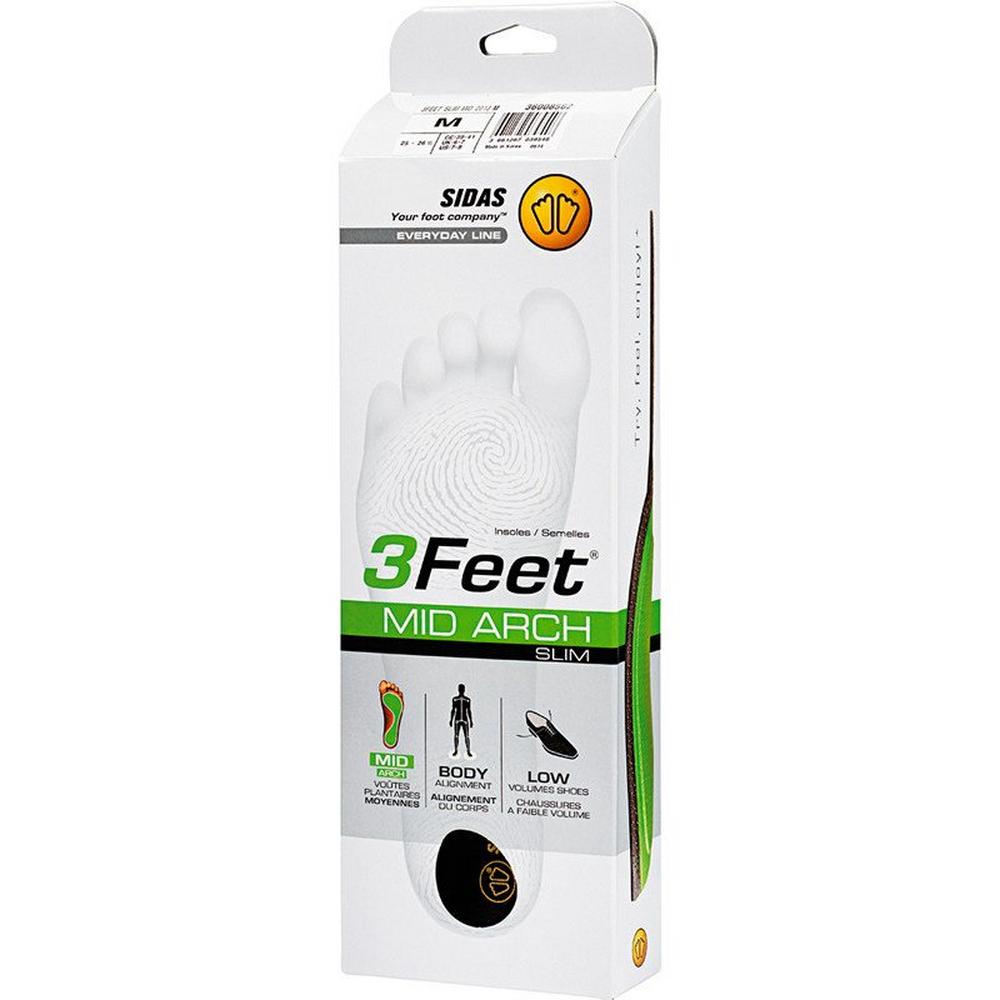 Sidas 3Feet Slim Mid - Black / Lime