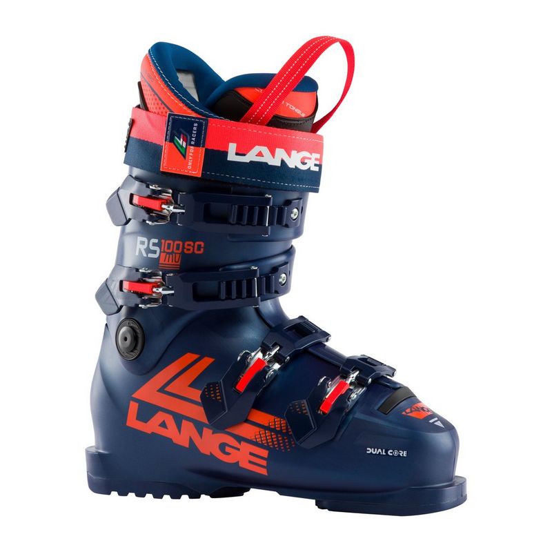 Lange RS 100 SC Wide Legend Blue Kids Ski Boot Tiso UK