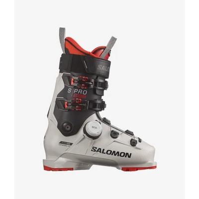 Salomon Men's S/Pro Supra Performance Piste Ski Boot with BOA Closure 120 - White/Black/Red
