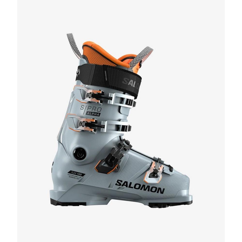 Salomon Men's S/Pro Alpha 120 Ski Boots - Grey / Black Orange