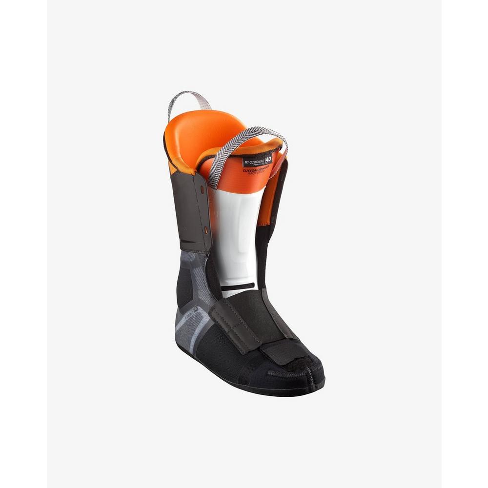 Salomon Men's S/Pro Alpha 120 Ski Boots - Grey / Black Orange