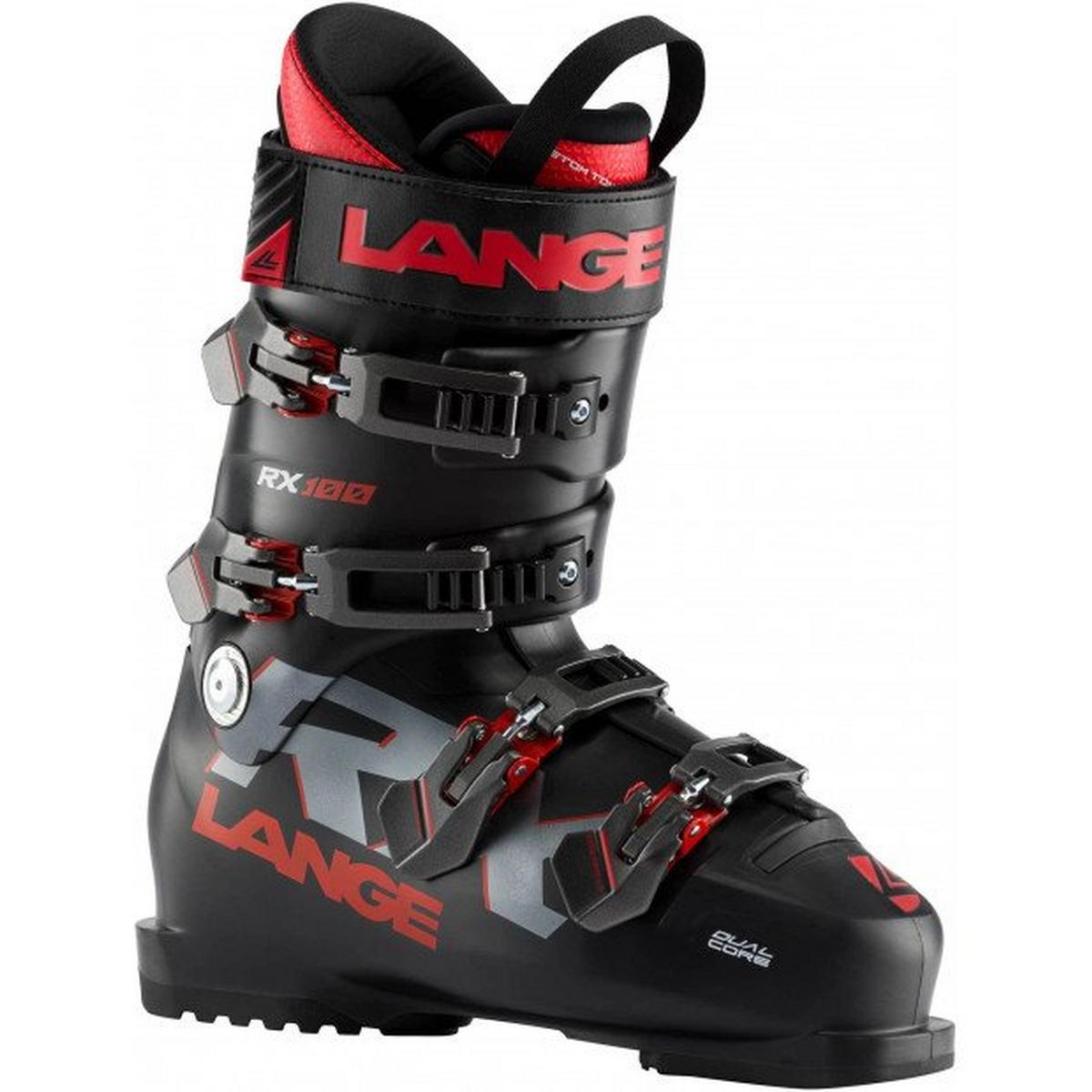 Lange Men's RX 100 Ski Boot - Black/Red