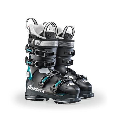 Nordica Women's Promachine 95 GW Ski Boots - Black / Grey / Blue