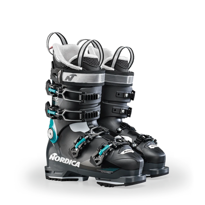 Nordica Women's Promachine 95 GW Ski Boots - Black/Anthracite/Blue
