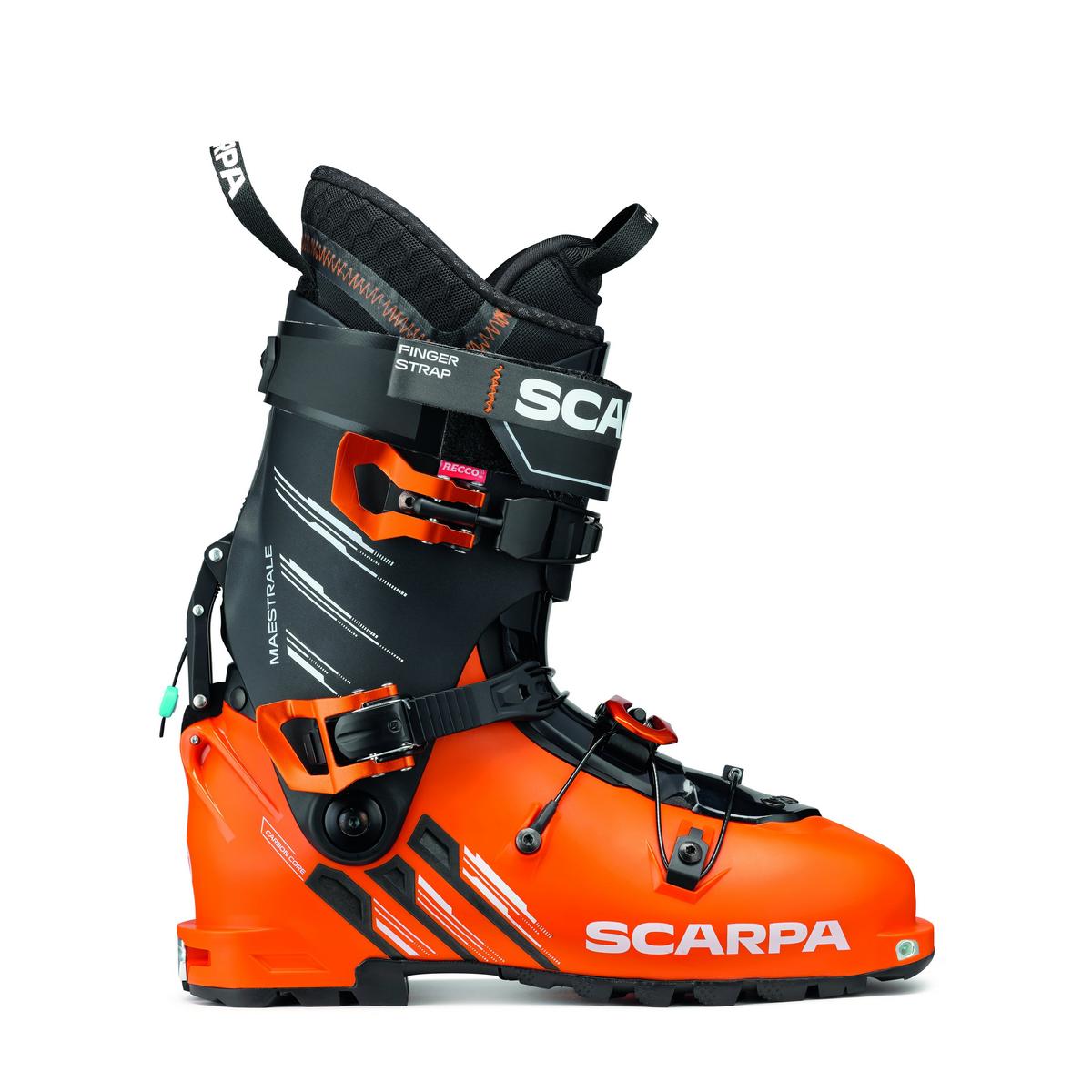 Scarpa Men's Maestrale 110 Touring Ski Boots - Orange/Black