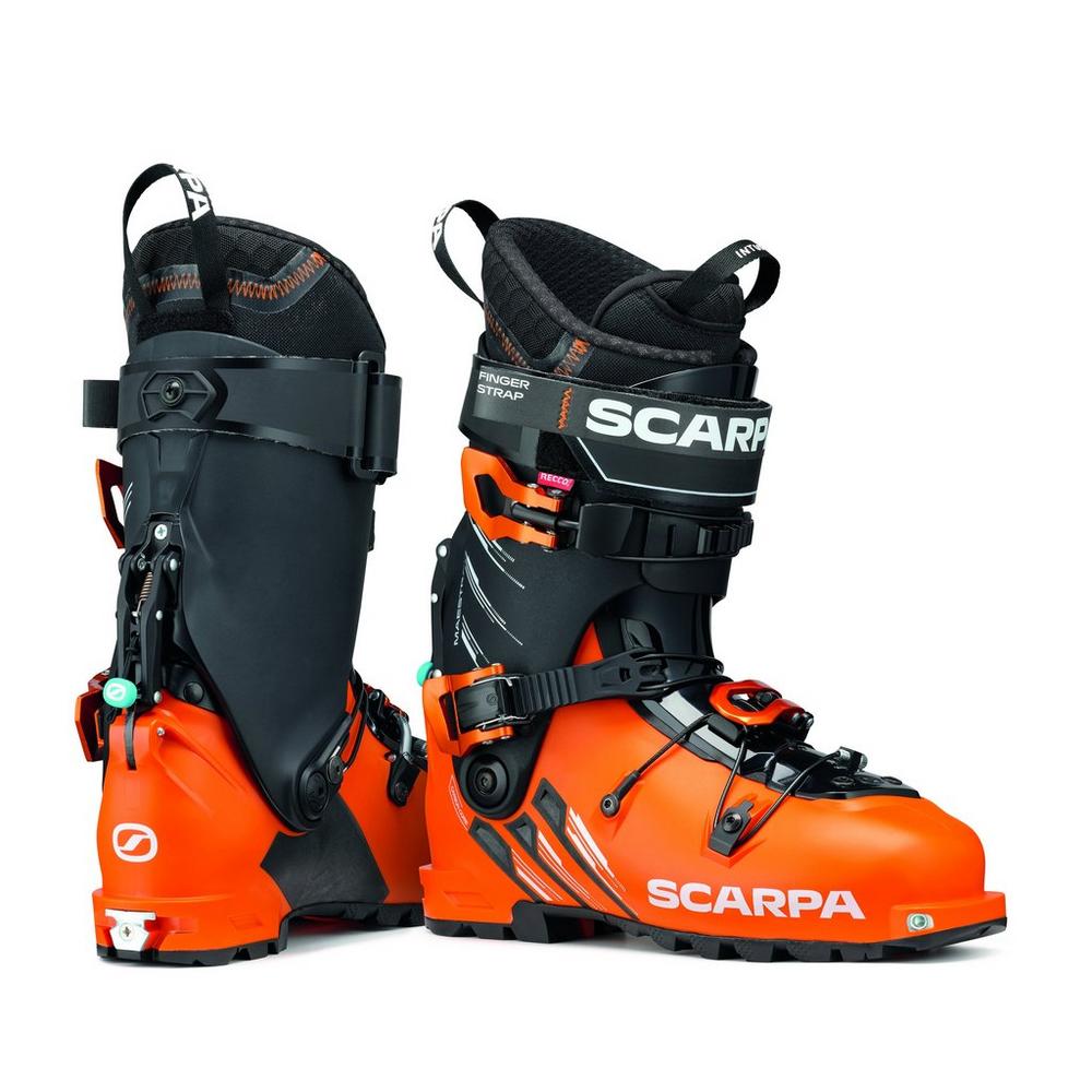 Scarpa Men's Maestrale 110 Touring Ski Boots - Orange/Black