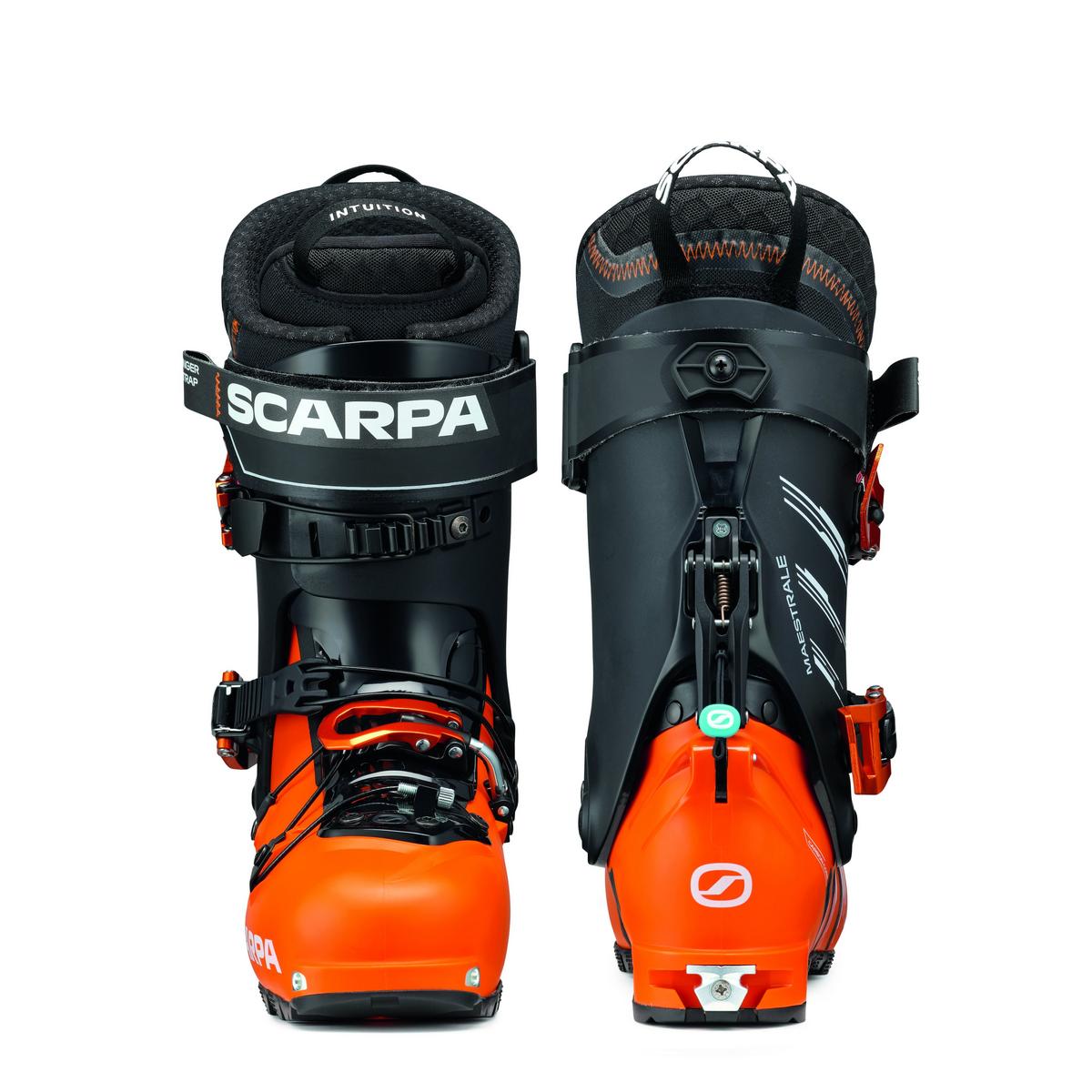 Scarpa Men's Maestrale 110 Touring Ski Boots - Orange/Black