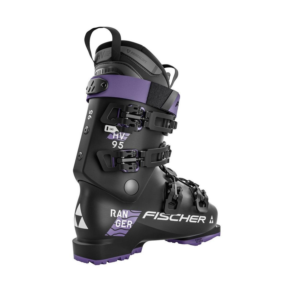 Fischer Women's Ranger HV 95 Vacuum Ski Boots - Black / Purple