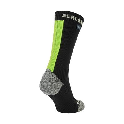 Sealskinz Briston Waterproof All Weather Mid Socks - Black/Yellow