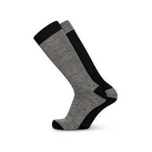 Men's 2 Pack Ski Socks - Black/Grey
