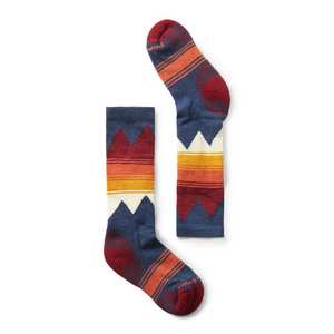 Kid's Smartwool Ski Light Cushion Socks - Alpine Blue