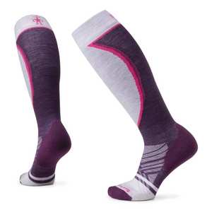 Women's Ski Targeted Cushion Socks -  Purple Iris