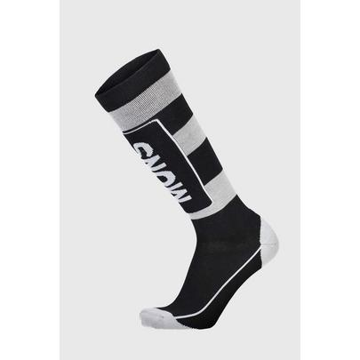 Mons Royale Men's Tech Cushion Sock - Black/Grey