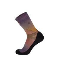  Unisex Atlas Merino Crew Socks - Copper / Midnight