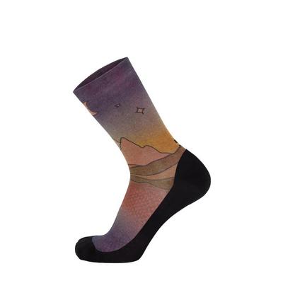 Mons Royale Unisex Atlas Merino Crew Socks - Copper / Midnight