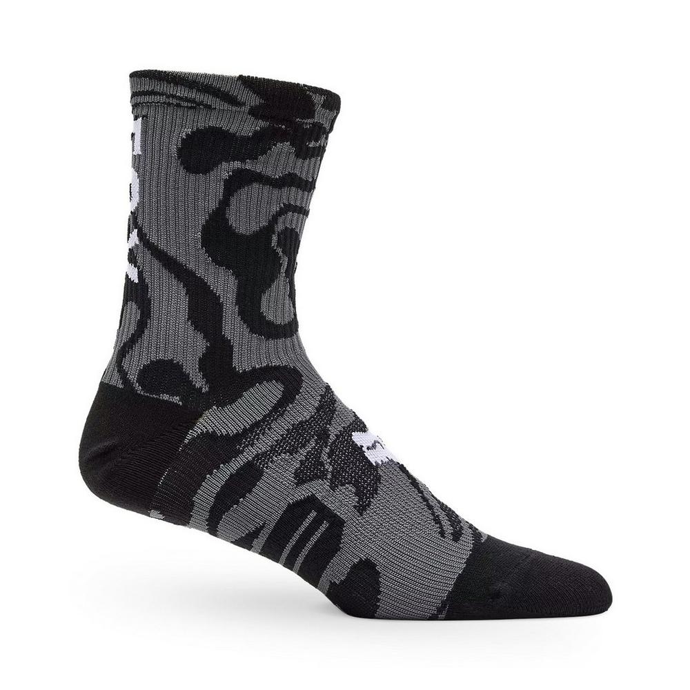 Fox Unisex Ranger Frequency 6" Socks - Black