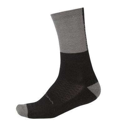 Endura Baabaa Merino Winter Sock - Grey/Black