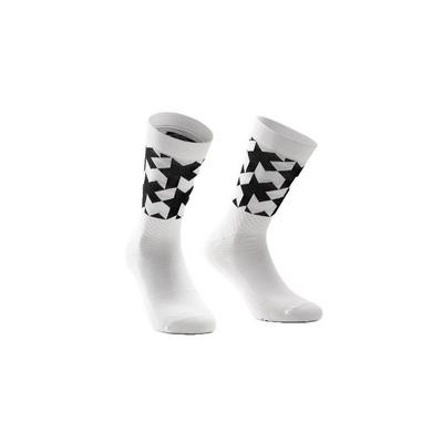 Assos Monogram Evo Cycling Socks - White