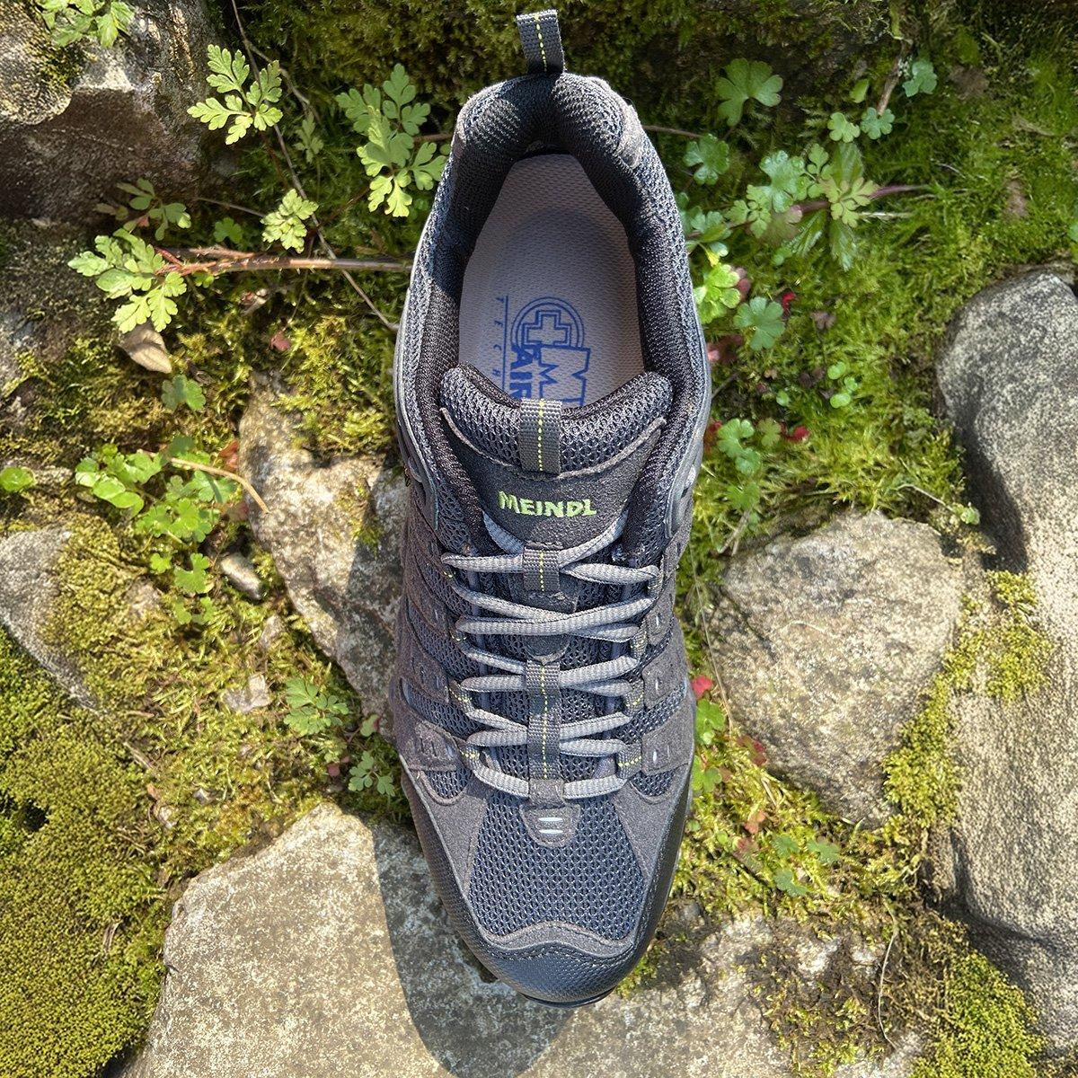 Meindl Men's Respond GORE-TEX Walking Shoes Grey Yellow