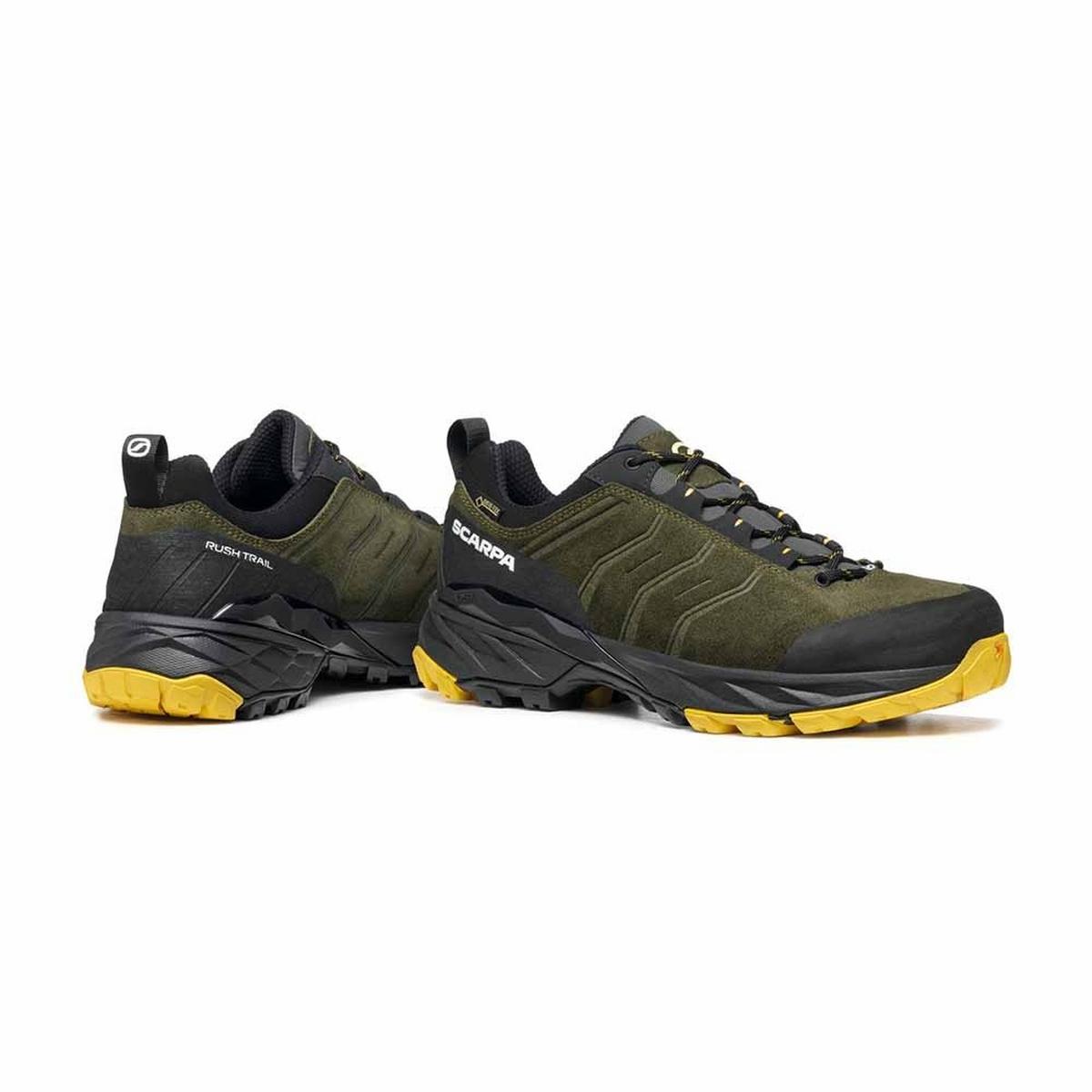 Scarpa Men's Rush Trail GORE-TEX - Thyme Green/Mustard