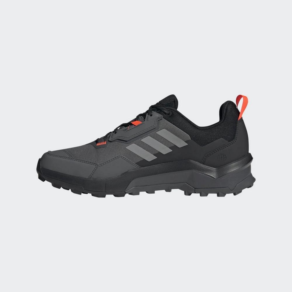 Adidas black walking shoes online