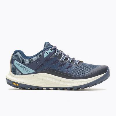 Merrell Women's Antora 3 Gore-Tex Trail Running Shoes - Sea Blue