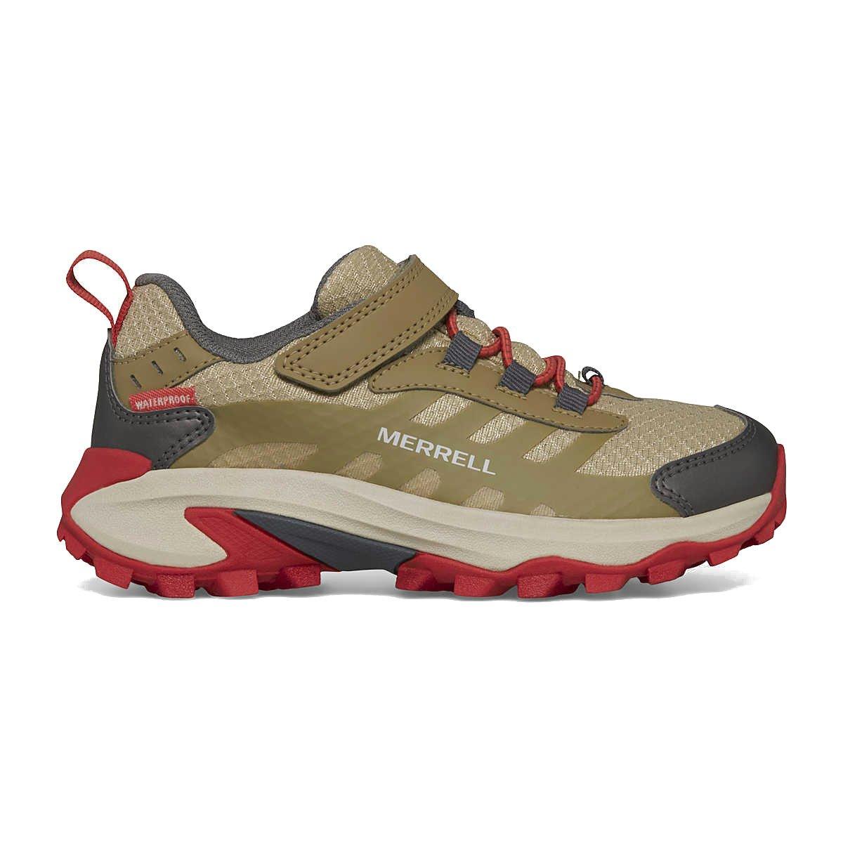 Merrell Kid's Moab Speed Low A/C Waterproof Shoes - Red