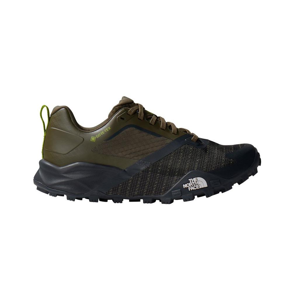 The North Face Men s Offtrail TR GORE TEX Trail Running Shoes Green Tiso