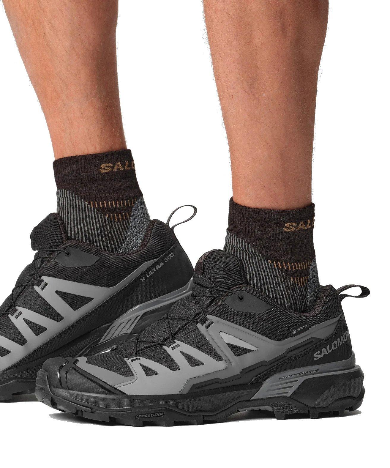 Salomon Men's X Ultra 360 GORE-TEX Hiking Shoes Black Tiso