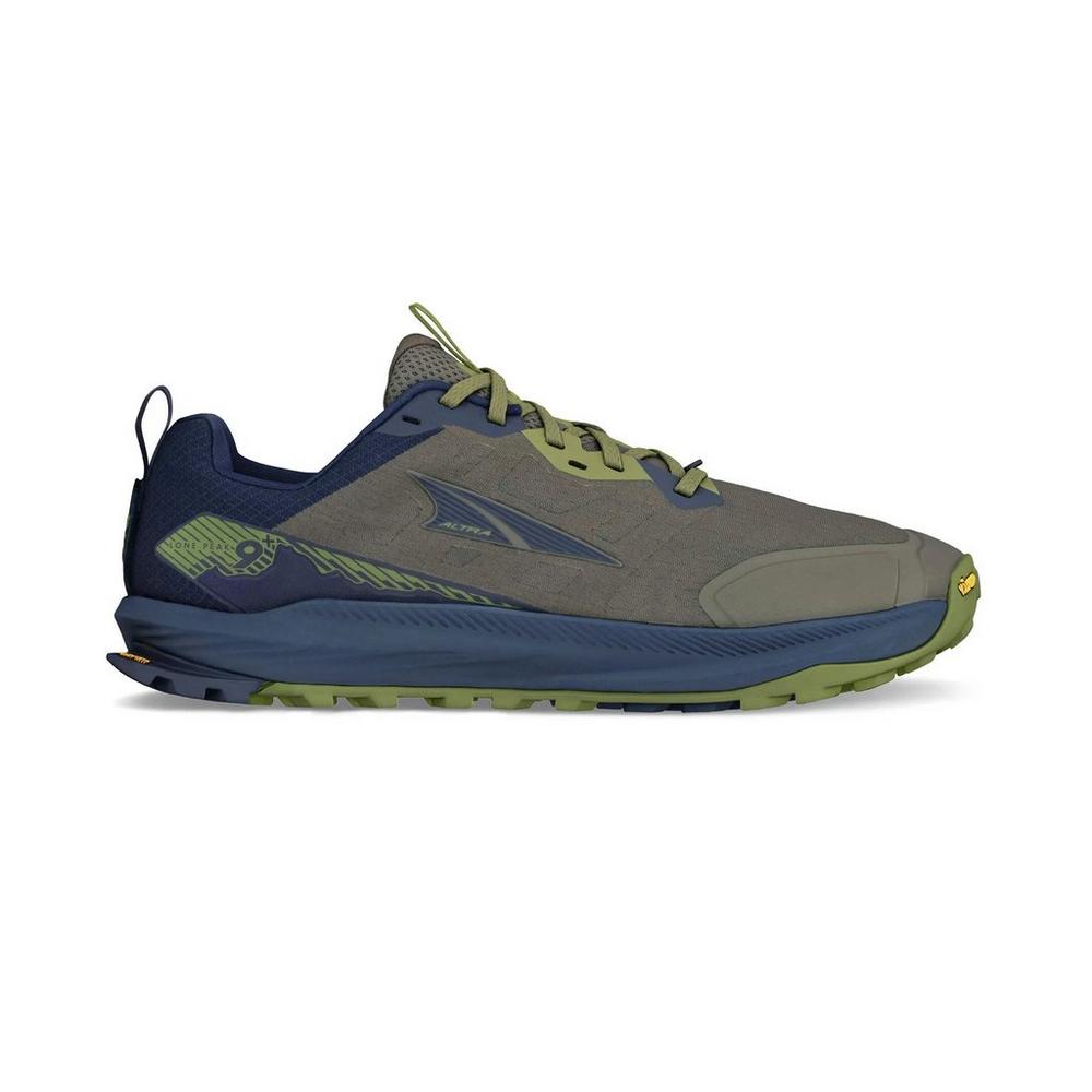 Altra Men's Lone Peak 9+ - Green/ Blue