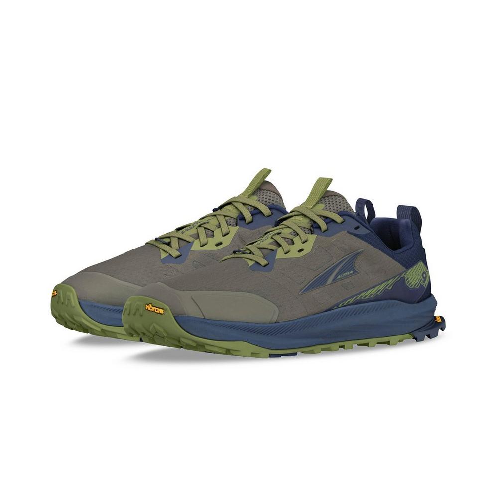 Altra Men's Lone Peak 9+ - Green/ Blue