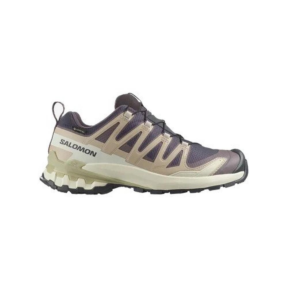 Salomon Women's XA Pro 3D V9 GORE-TEX Trail Running Shoes - Purple/ Beige